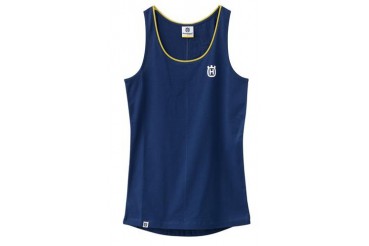 GIRLS BASIC LOGO THANK TOP HUSQVARNA DEBARDEUR