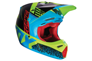 FOX V3 DIVIZION BLUE/YELLOW