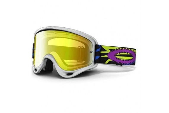 OAKLEY XS O-FRAME TROY LEE DESIGN ZAP SILVER W/24K OAKLEY XS O-FRAME TROY LEE DESIGN ZAP SILVER W/24K
