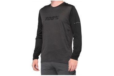 Maillot Ridecamp manches longues - Noir | 100%