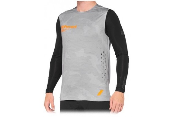 Maillot R-Core Concept - Grey Camo | 100%