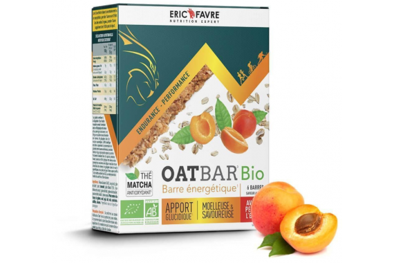Barre énergétique avant l'effort 100% naturelle, saveur abricot | Eric Favre