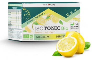 Boisson de l'effort longue durée bio, saveur citron - 16 sachets unidoses | Eric Favre
