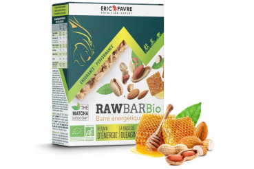 Boite de barre énergétique de l'effort 100% naturelle, saveur cacahuète amande miel | Eric Favre