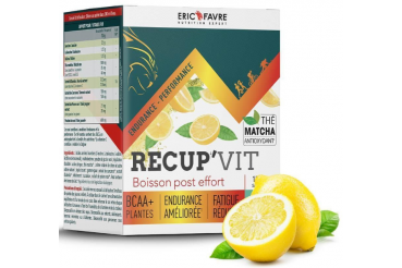 Recup'Vit - Boisson post effort - 15 sachets unidoses Citron | Eric Favre