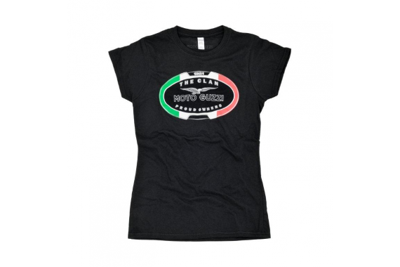 T-Shirt  Femme  "The Clan " - Drapeau Italie| MOTO GUZZI