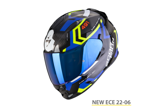 EXO-491 - Spin -Noir-Bleu-Jaune fluo | SCORPION