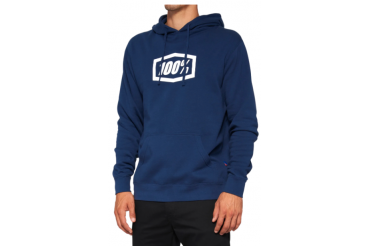 Pullover Hoodie Icon Fleece Navy | 100%