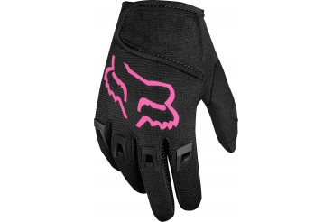 Kids Dirtpaw Glove - Black/Pink | FOX