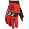 Yth Dirtpaw Glove - Fluorescent Red | FOX