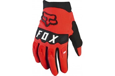 Yth Dirtpaw Glove - Fluorescent Red | FOX