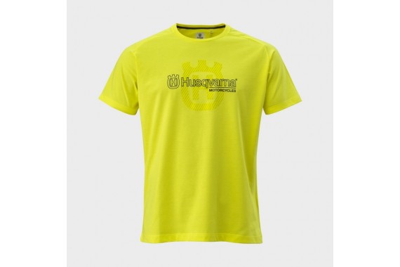 Origin Tee Yellow | HUSQVARNA