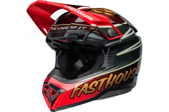 Moto-10 Spherical - FastHouse DITD 24 Gloss Red/Gold | BELL