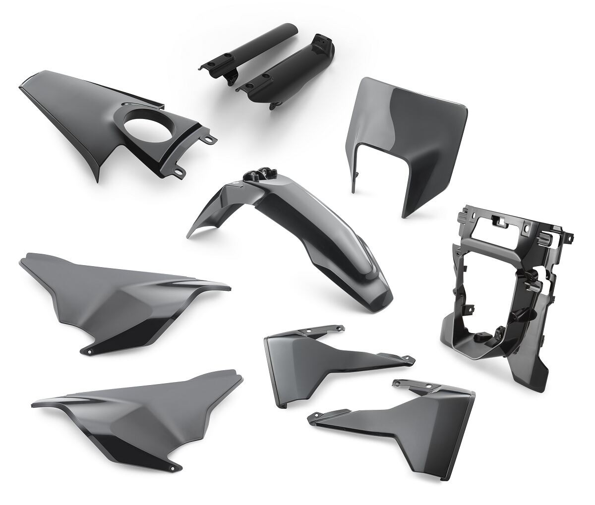 MotHeart M10 Glissière à Bras Oscillant Pour Husqvarna 701 Enduro Supermoto Vitpilen Svartpilen - Protection Robuste Noir