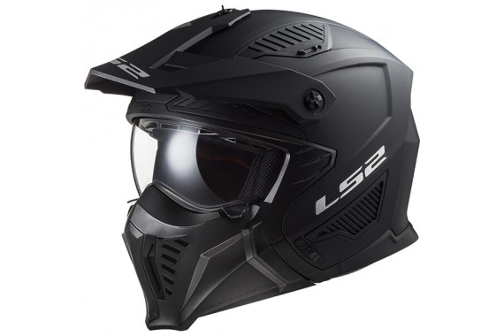 OF606 DRIFTER - Solid Matt Black | LS2
