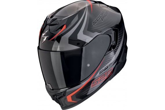 EXO-520 EVO AIR TERRA - Noir Argent Rouge | SCORPION