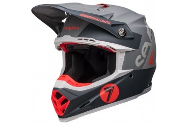 MOTO-9S FLEX VANGUARD SEVEN - Gris / Orange | BELL