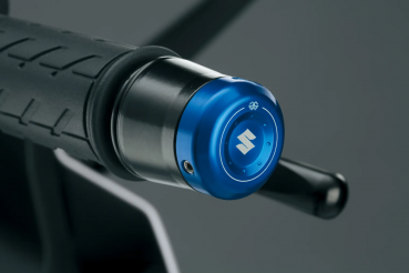 Kit Embouts de Guidon Bleu - 8R | SUZUKI