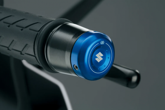 Kit Embouts de Guidon Bleu - 8R | SUZUKI