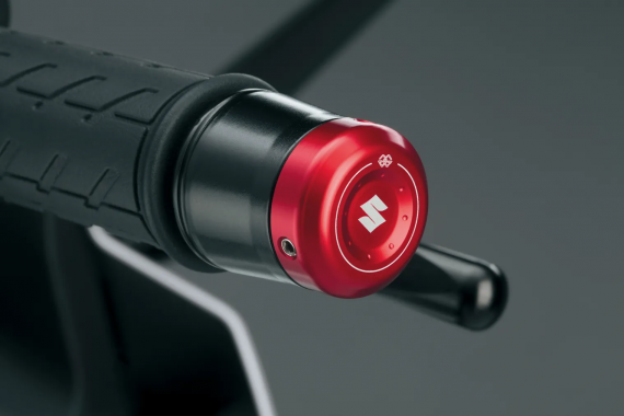 Kit Embouts de Guidon Rouge - 8R | SUZUKI