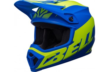 MX-9 Mips Disrupt - Mat Classic Bleu/Jaune Hi-Viz | BELL