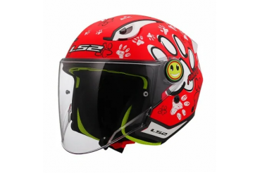 OF622 Funny II PAWS Red | LS2