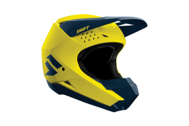 Casque WHIT3 HELMET Yellow/Navy | SHIFT