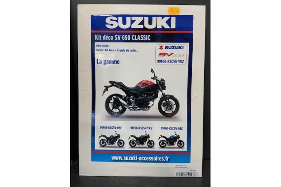 Kit déco SV 650 Classic Rouge / Noir | SUZUKI