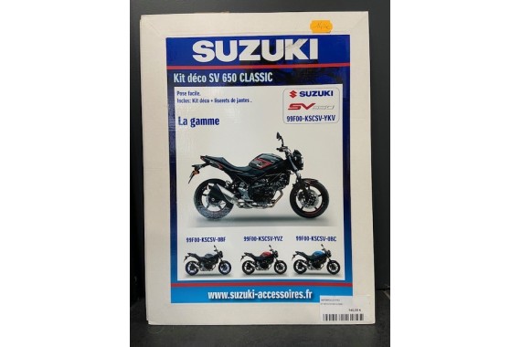 Kit déco SV 650 Classic Noir / Rouge| SUZUKI