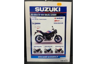 Kit déco SV 650 Soleil Levant Rouge / Blanc / Bleu | SUZUKI