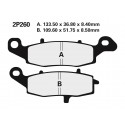 Plaquettes de Frein AV Semi-metalliques | NISSIN