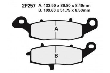 Plaquettes de Frein AV Semi-metalliques | NISSIN