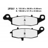 Plaquettes de Frein AV Semi-metalliques | NISSIN