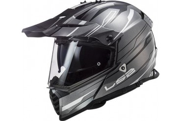 MX 436 Pioneer EVO Knight Titanium | LS2