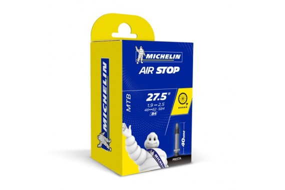 Chambre à air Airstop B4 27,5'X1.9-2.6 Presta 40mm | Michelin