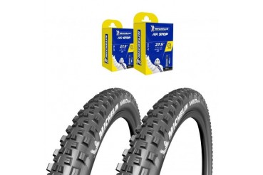 Lot Michelin - 2x Wild AM 27.5X2.6 + 2x CAA 27,5X2.4-3.0
