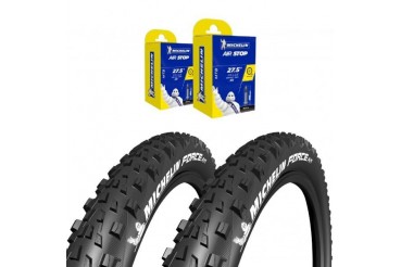 Lot Michelin - 2x Force AM 27.5X2.6 + 2x CAA 27,5X2.4-3.0
