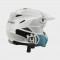 Moto 9 Flex Railed Helmet White & Blue | HUSQVARNA
