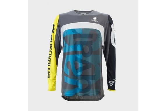 Railed Shirt Grey | HUSQVARNA